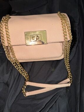Michael Kors Pink Leather Chain Crossbody Sloan bag